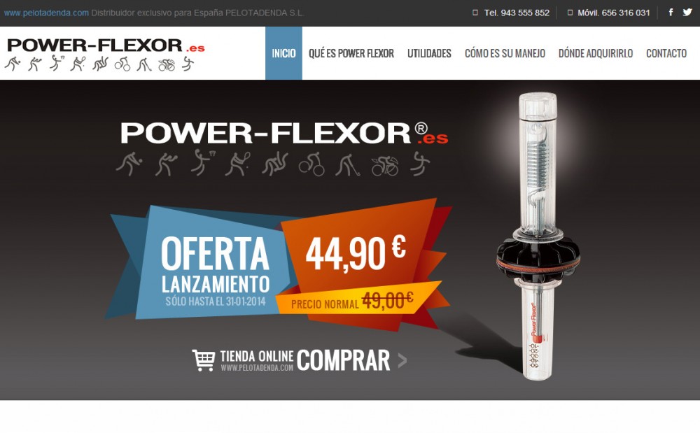 Power Flexor - Web de producto
