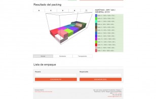 Embalan3. Software web bin-packing